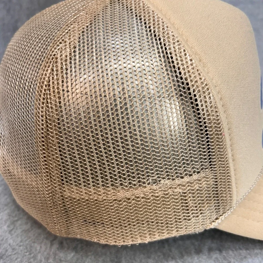 Nigel's Bananas Mens Tan OTTO Trucker Hat Mesh Snapback Rope Cap OSFM